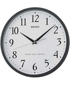 Seiko QXR210K – Zegar Ścienny Sterowany Radiowo DCF 30 cm Czarny ścienny.jpg