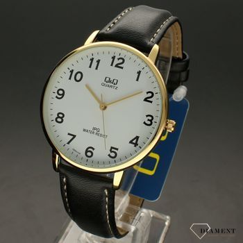 Zegarek męski Q&Q na czarnym pasku QZ00-104⌚ Zegarki męskie na pasku (2).jpg