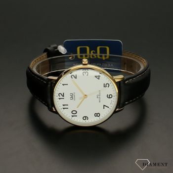 Zegarek męski Q&Q na czarnym pasku QZ00-104⌚ Zegarki męskie na pasku (3).jpg
