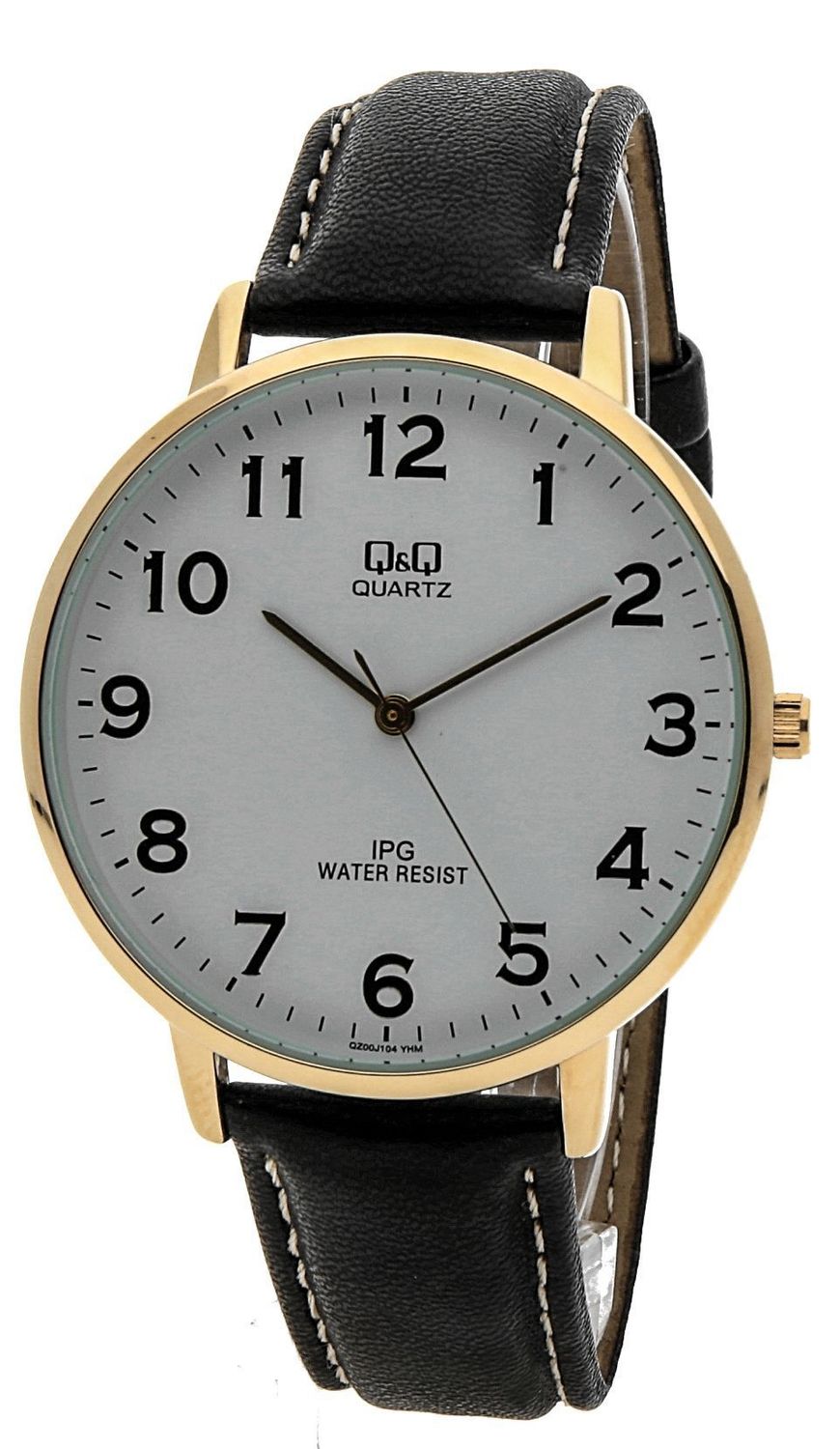Zegarek męski Q&Q na czarnym pasku QZ00-104.2.jpg