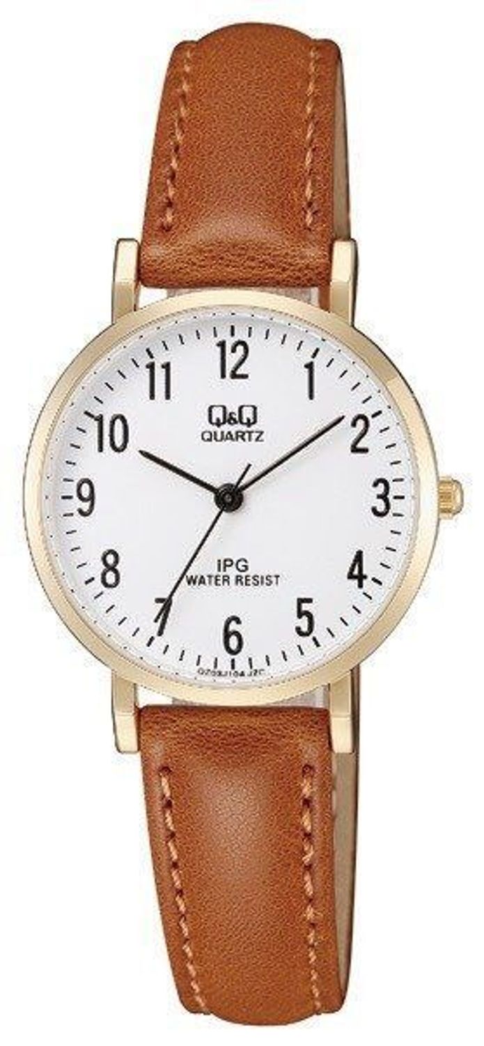Zegarek damski na brązowym pasku Q&Q CLASSIC QZ03-104 Autoryzowany sklep..jpg