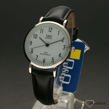 Zegarek damski na bransolecie stalowej z czytelną tarczą i cyframi QQ QZ03-304 ⌚  (2).jpg