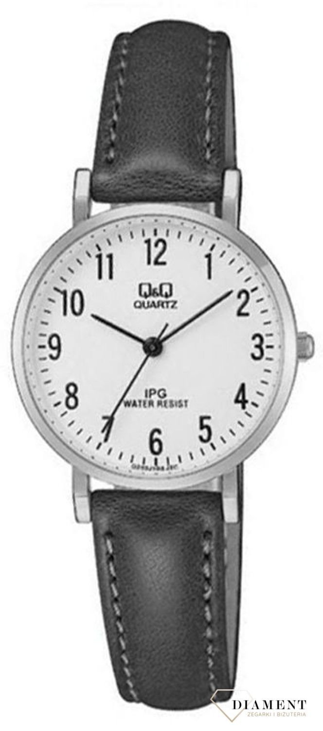 Zegarek damski na pasku z cyframi QQ QZ03-304.jpg