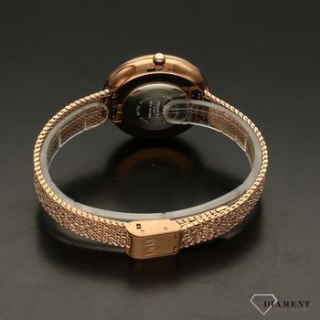 Zegarek damski na bransolecie QQ Fashion QZ41-008 w kolorze różowego złota ' Galaktyczny pył '  (4).jpg
