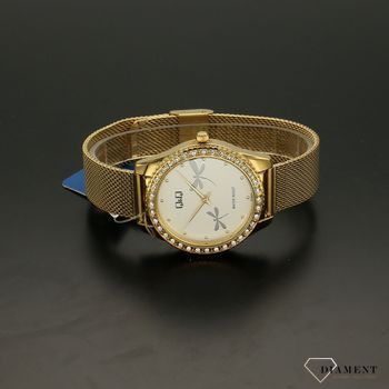 Zegarek damski na złotej bransolecie 'Latające ważki' QZ59-041 ⌚ Zegarek damski Q&Q QZ51-001⌚ (3).jpg