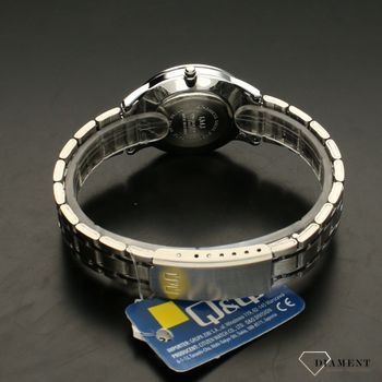 Zegarek damski na bransolecie stalowej z czytelną tarczą i cyframi QQ QZ61-204 ⌚  (4).jpg
