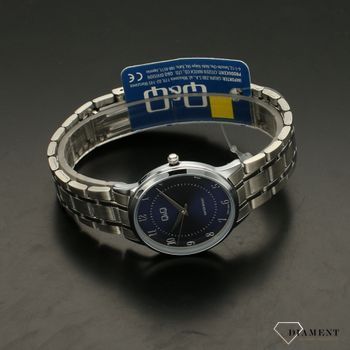 Zegarek damski na bransolecie stalowej z czytelną tarczą i cyframi QQ QZ61-205 ⌚  (3).jpg