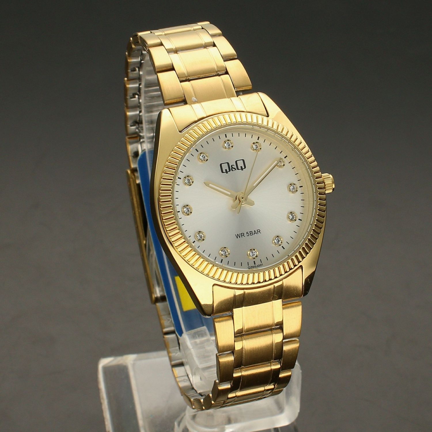 Zegarek damski na bransolecie złotej QZ65-001.jpg