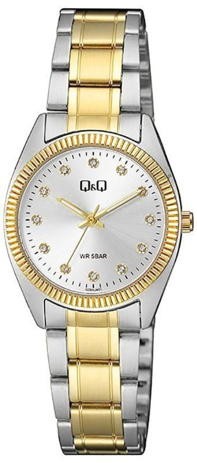 Zegarek damski na bransolecie złotej QZ65-401.jpg