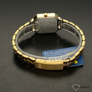 Zegarek damski na bransolecie 'Złoty prostokąt' QZ73-001 w kształcie prostokątnym z bransoletą typu mech ⌚  (4).jpg