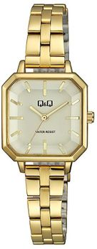 Zegarek damski na bransolecie 'Złoty prostokąt' QZ73-001.jpg