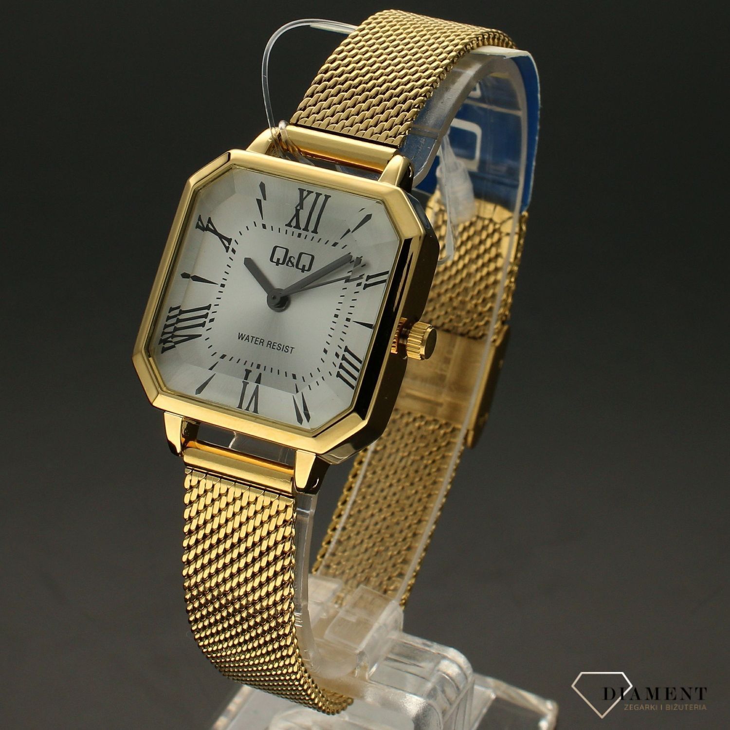 Zegarek damski na bransolecie 'Rzymskie cyfry' QZ73-007.jpg