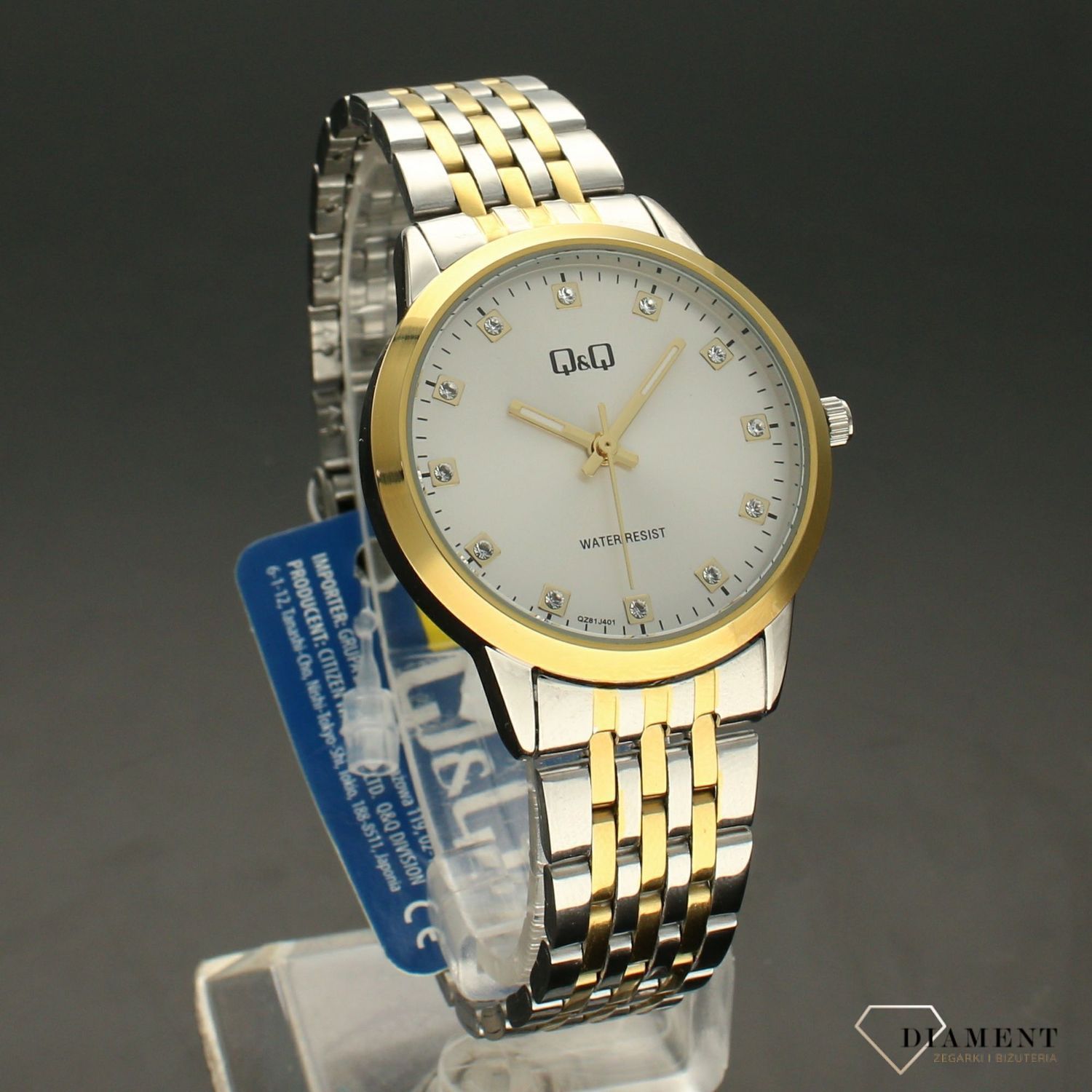 Zegarek damski Q&Q CLASSIC QZ81-401⌚Zegarki damskie na bransolecie.jpg