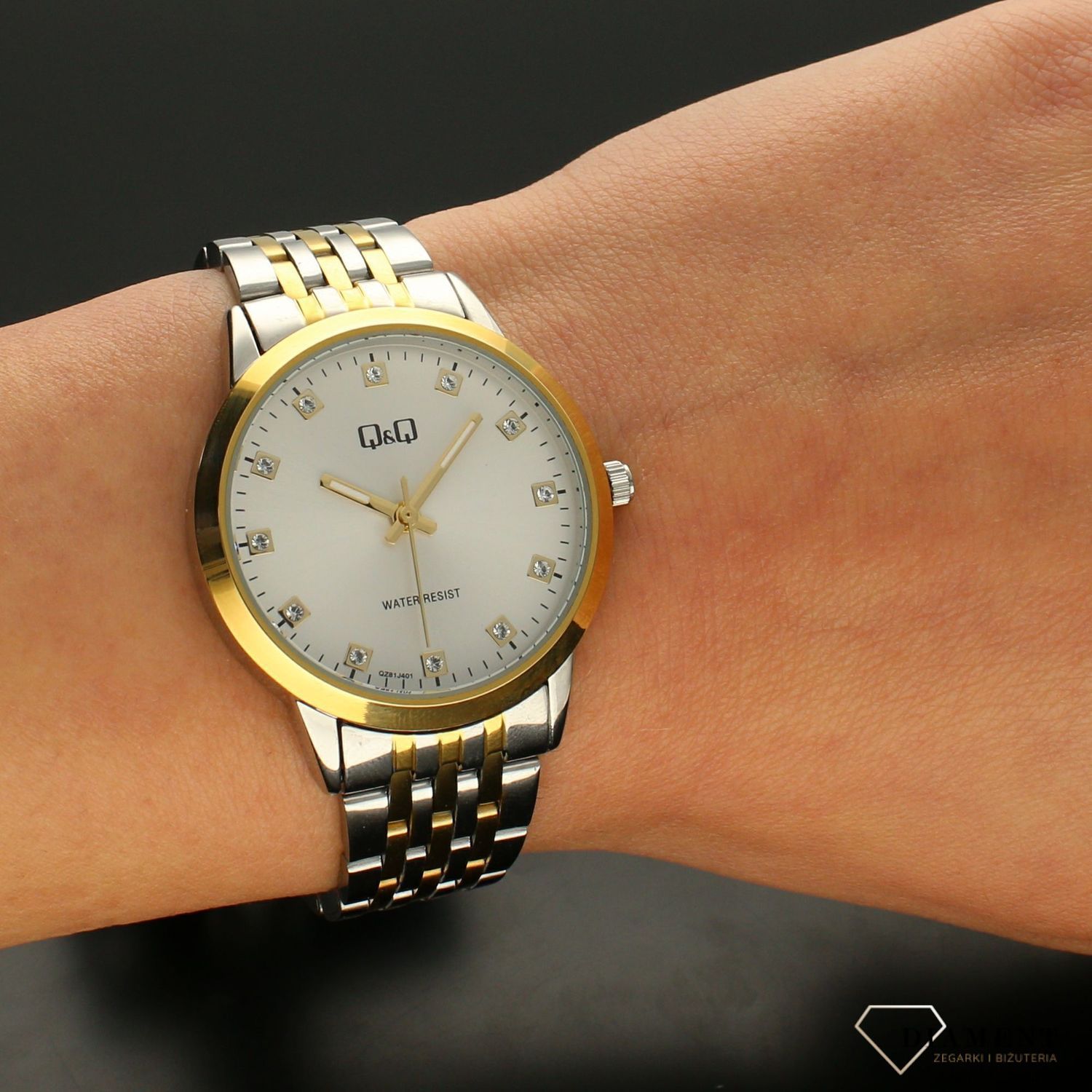 Zegarek damski Q&Q CLASSIC QZ81-401⌚Zegarki damskie na bransolecie.jpg