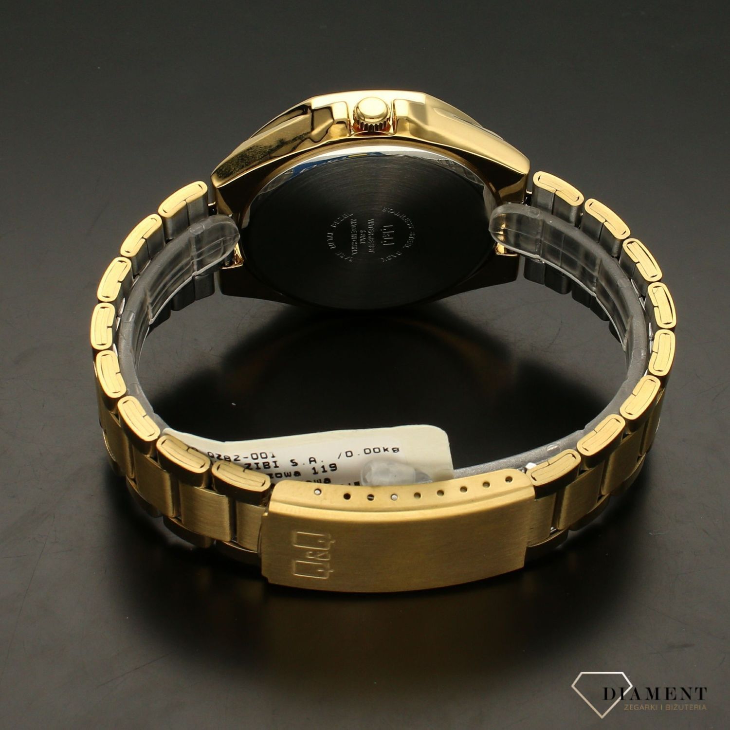 Zegarek męski na złotej bransolecie QZ82-001.jpg