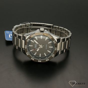 Zegarek męski QQ na bransoletce QZ82-402 ⌚ Zegarki męskie z bransoletą✓  (3).jpg