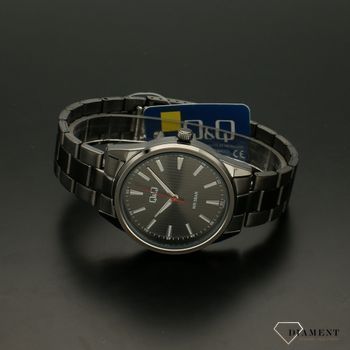 Zegarek męski czarny na bransolecie QQ QZ94-402 ⌚ Zegarki męskie z bransoletą (3).jpg