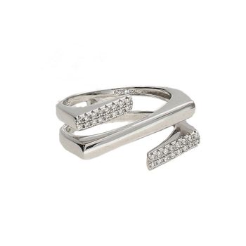 Pierścionek srebrny z cyrkoniami LineArgent 'Drogocenne srebro' R-15969-W.jpg