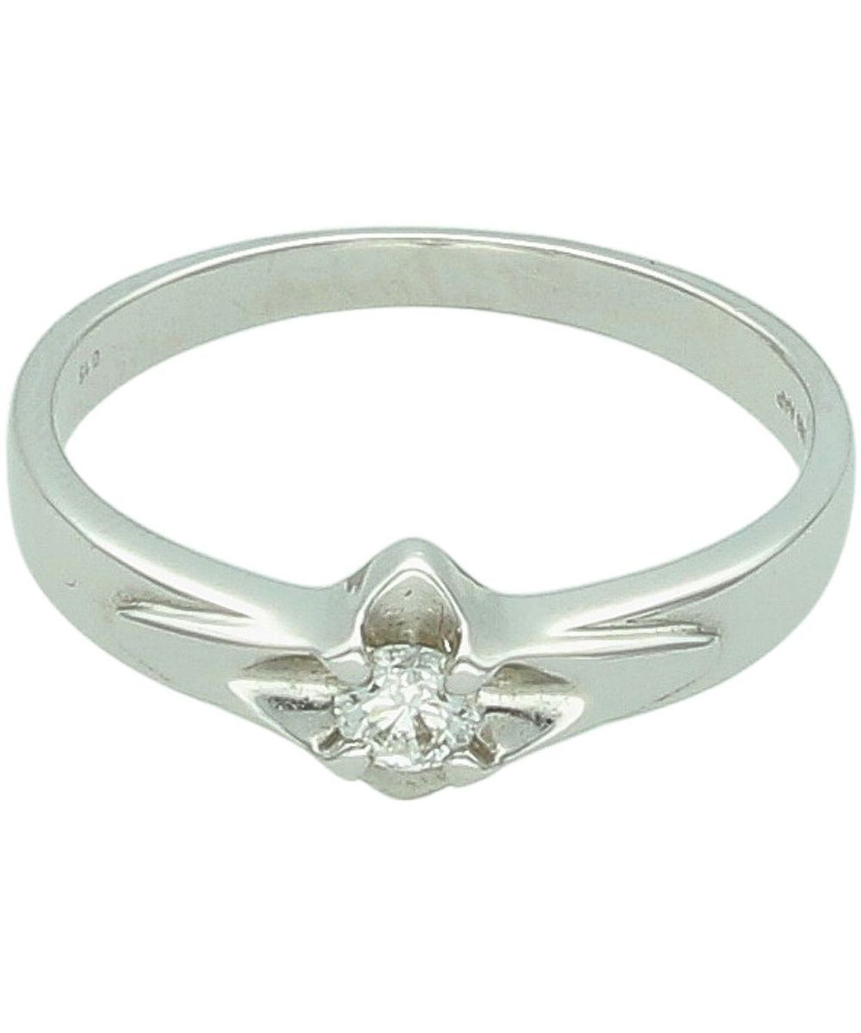 Złoty pierścionek 585 z cyrkonią – delikatny pierścionek zaręczynowy, rozmiar 16 Au.jpg