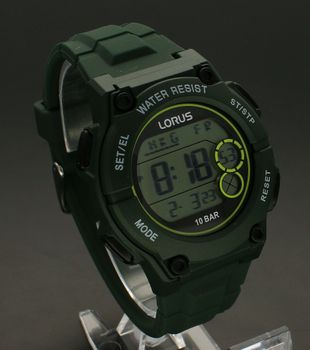 Zegarek dla chłopca sportowy zielony model z wyświetlaczem Lorus R2333PX9 (2).jpg
