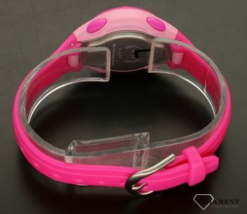 Zegarek dla dziewczynki Lorus Kids Różowy elektroniczny R2349PX9. Mechanizm japoński w zegarku Lorus mieści się w wytrzymałej kopercie koloru różowego. W zegarku zastosowano pasek z wytrzymałego tworzywa sztucznego. Zegarek dl (1).jpg
