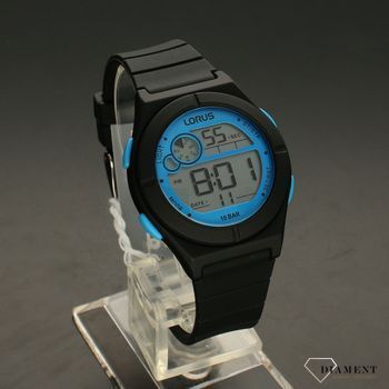 Zegarek ⌚ dla dziecka 🙋‍♂️ Lorus R2361NX9 to sportowy zegarek do pływania na niebieskim pasku silikonowym. ✓ (1).jpg