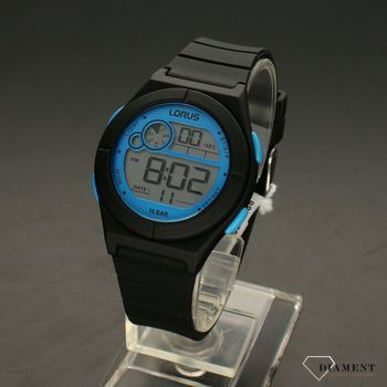 Zegarek ⌚ dla dziecka 🙋‍♂️ Lorus R2361NX9 to sportowy zegarek do pływania na niebieskim pasku silikonowym. ✓ (2).jpg