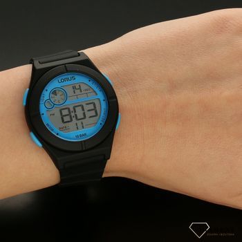 Zegarek ⌚ dla dziecka 🙋‍♂️ Lorus R2361NX9 to sportowy zegarek do pływania na niebieskim pasku silikonowym. ✓ (5).jpg