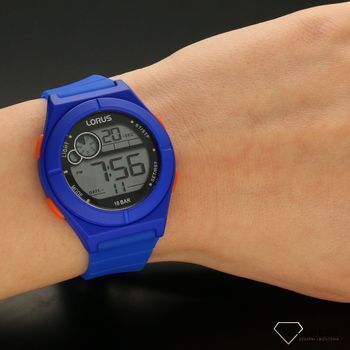 Zegarek ⌚ dla dziecka 🙋‍♂️ Lorus R2365NX9 to sportowy zegarek do pływania na niebieskim pasku silikonowym (5).jpg