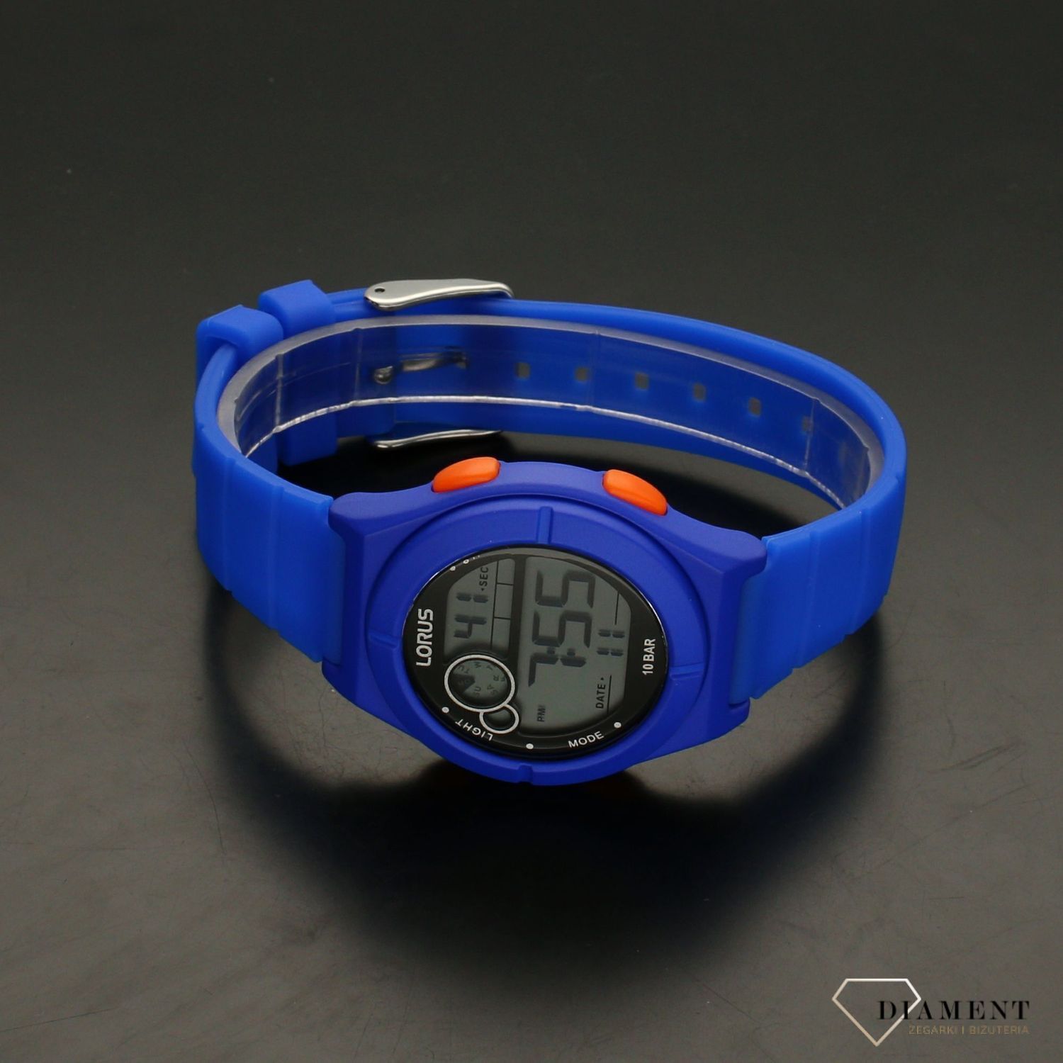 Zegarek ⌚ dla dziecka 🙋‍♂️ Lorus R2365NX9 to sportowy zegarek do pływania na niebieskim pasku silikonowym (6).jpg