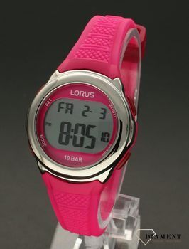 Zegarek dla dziecka LORUS Sport R2395NX9 różowy. Zegarek Lorus Sport stworzony został specjalnie z myślą o najmłodszych na całym świecie. Polecamy ten model, bo ma bardzo czytelny cyferblat, posiada wygodny pasek i świetną ż (4).jpg