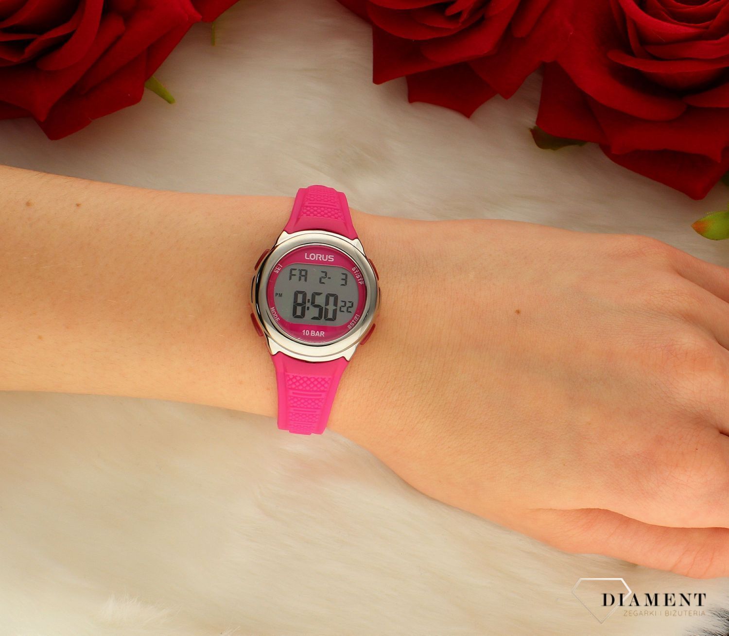 Zegarek dla dziecka LORUS Sport R2395NX9 różowy.jpg