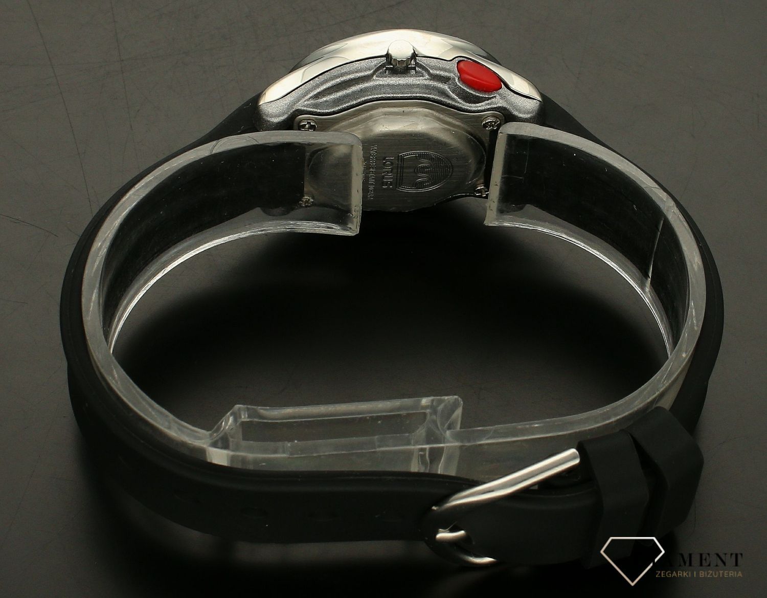 Zegarek dla chłopca Lorus Kids Czarne cyferki R2399NX9 podświetlenie.jpg