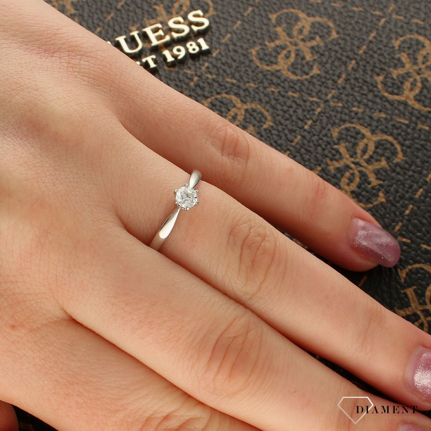 Pierścionek złoty DIAMENT białe złoto, diament R34130W-20.jpg