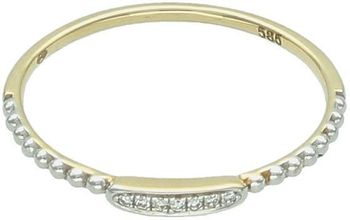 Złoty pierścionek DIAMENT 'kuleczki z Diamentami' 585 R60365Y rozmiar 12 katalogowe.jpg