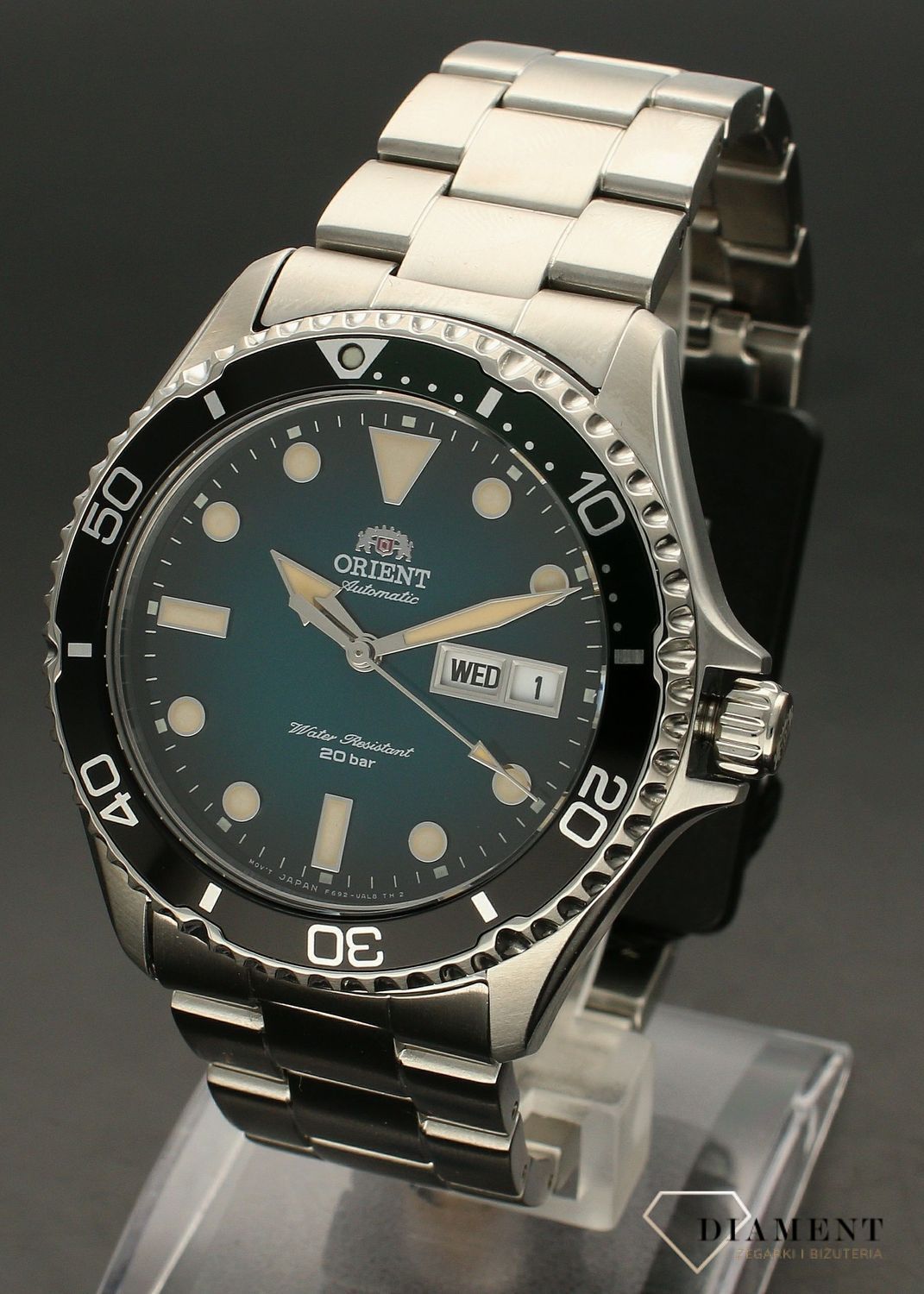 Zegarek męski na bransolecie Orient Mako Kamasu RA-AA0811E19B.webp