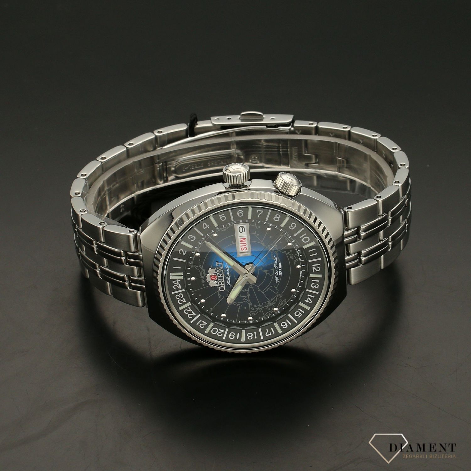 Zegarek męski na bransolecie Orient Revival World Map Automat RA-AA0E03L19B (2).jpg