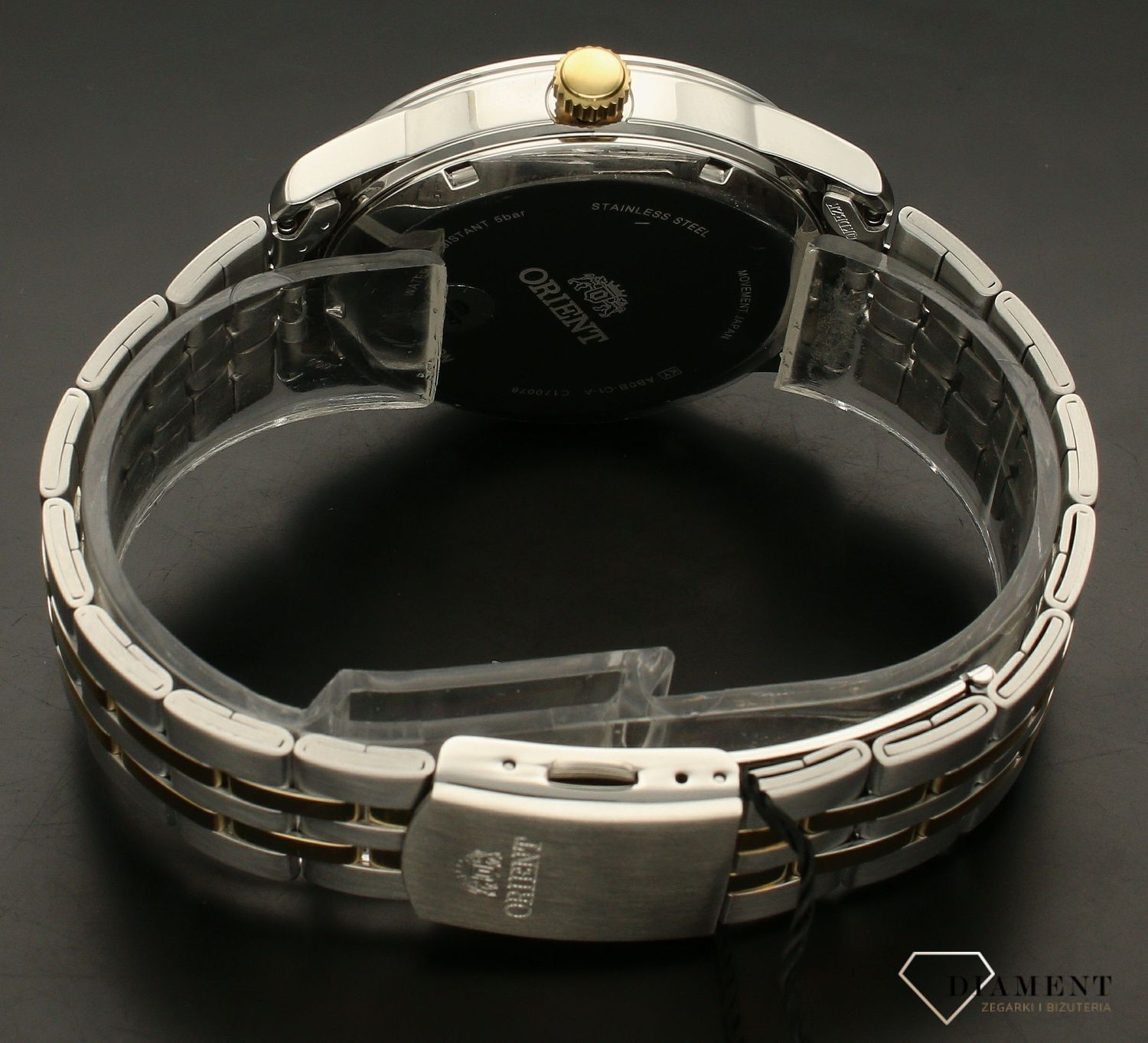 Zegarek męski Orient na bransolecie RA-AB0011B19B.webp