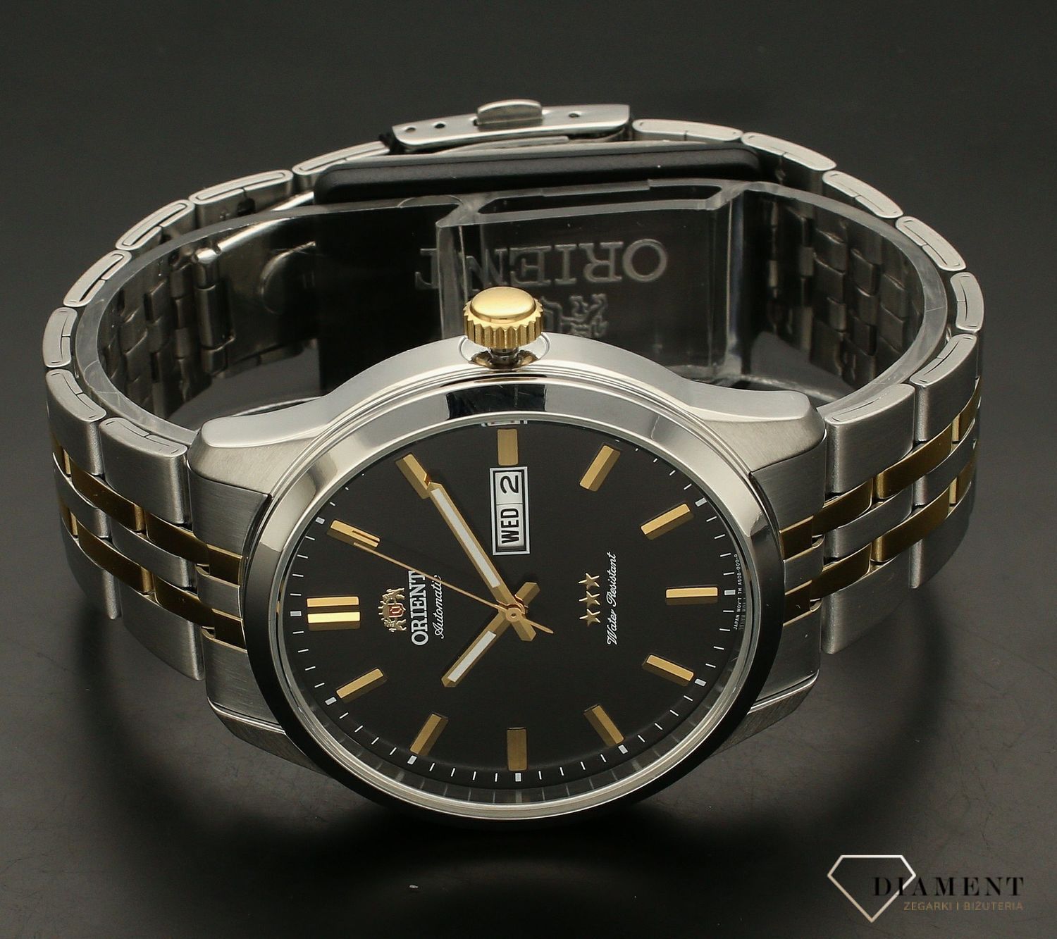 Zegarek męski Orient na bransolecie RA-AB0011B19B.webp