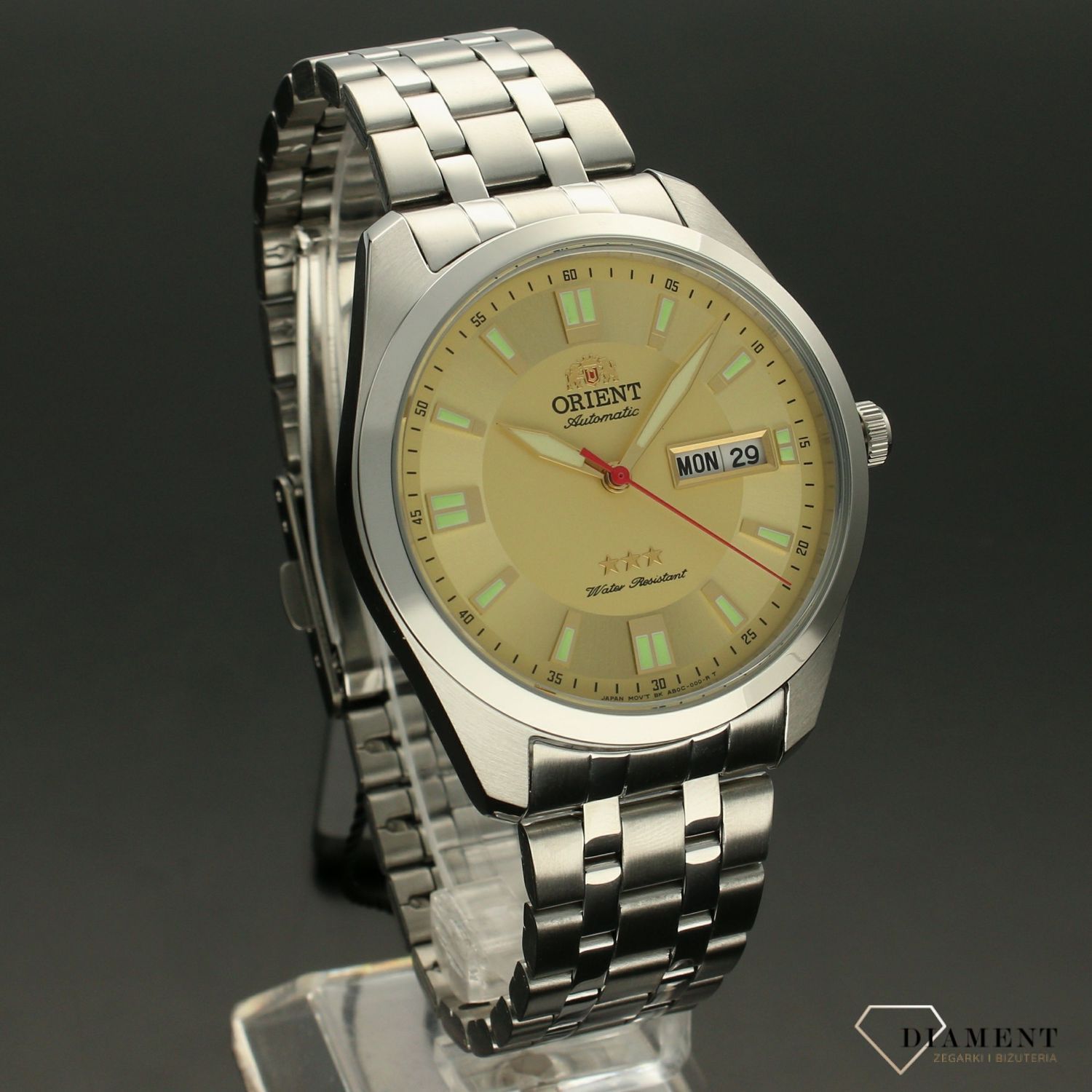 Zegarek męski Orient 'Japoński automat' RA-AB0018G19B ⌚ Akcesoria i prezenty dla mężczyzny , prezent dla mężczyzny🎁 Zegarki Orient✓ Zegarki męskie✓ Wymarzony prezent ✓ Grawer 0zł✓Zwrot 30 dni✓ Negocjacje1.webp