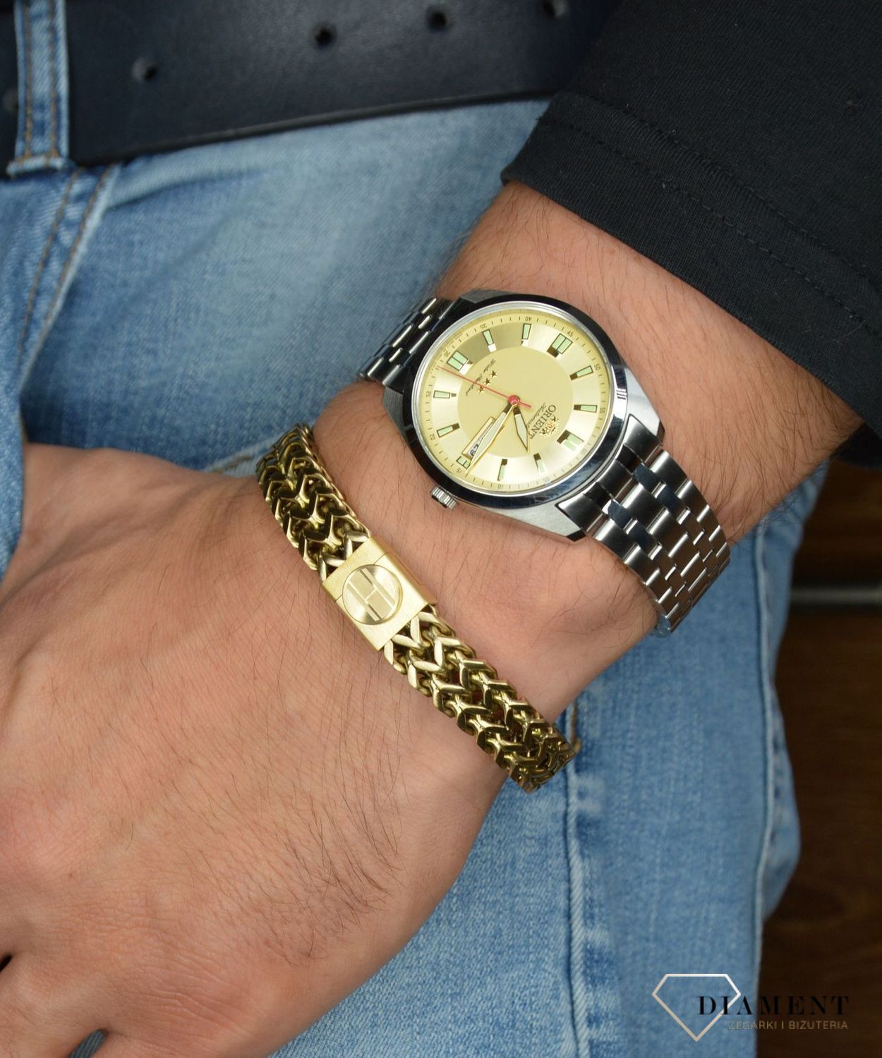 Zegarek męski Orient 'Japoński automat' RA-AB0018G19B ⌚ Akcesoria i prezenty dla mężczyzny , prezent dla mężczyzny🎁 Zegarki Orient✓ Zegarki męskie✓ Wymarzony prezent ✓ Grawer 0zł✓Zwrot 30 dni✓ Negocjacje1.webp