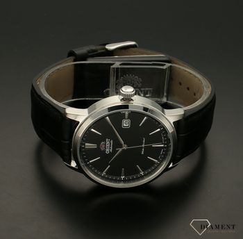 Zegarek męski Orient Classic Automatic RA-AC0F05B10B. Zegarek z wodoszczelnością 50m (5 ATM), gwarantuje właścicielowi, że nie musi bać się zachlapań, czyli np. mycia rąk.  Zegarek mechaniczny wyposażony dodatkowo w urządzen (5).jpg