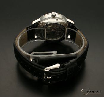 Zegarek męski Orient Classic Automatic RA-AC0F05B10B. Zegarek z wodoszczelnością 50m (5 ATM), gwarantuje właścicielowi, że nie musi bać się zachlapań, czyli np. mycia rąk.  Zegarek mechaniczny wyposażony dodatkowo w urządzen.jpg