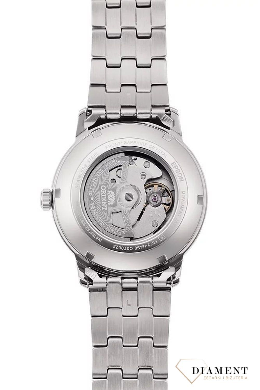 Zegarek męski Orient Classic Automatic RA-AC0F10S10B.  Głównym elementem tego urządzenia jest wahnik. Automatyczny naciąg pozwala wykorzystać naturalny ruch ręki, na której jest noszony zegarek. Idealny męski zegarek na prezent. Zegarek klas.jpg