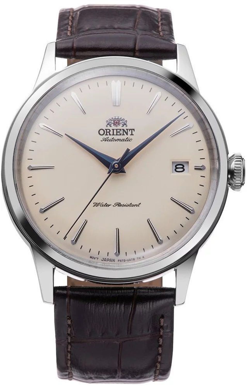 Zegarek męski Orient Classic Automatic RA-AC0M04Y10B. Zegarek męski automatyczny. Zegarek męski Orient. Zegarek męski Orient na skórzanym pasku. Zegarek męski automatyczny z jasną tarcza. Męski zegarek automatyczny elegancki na prezent..jpg