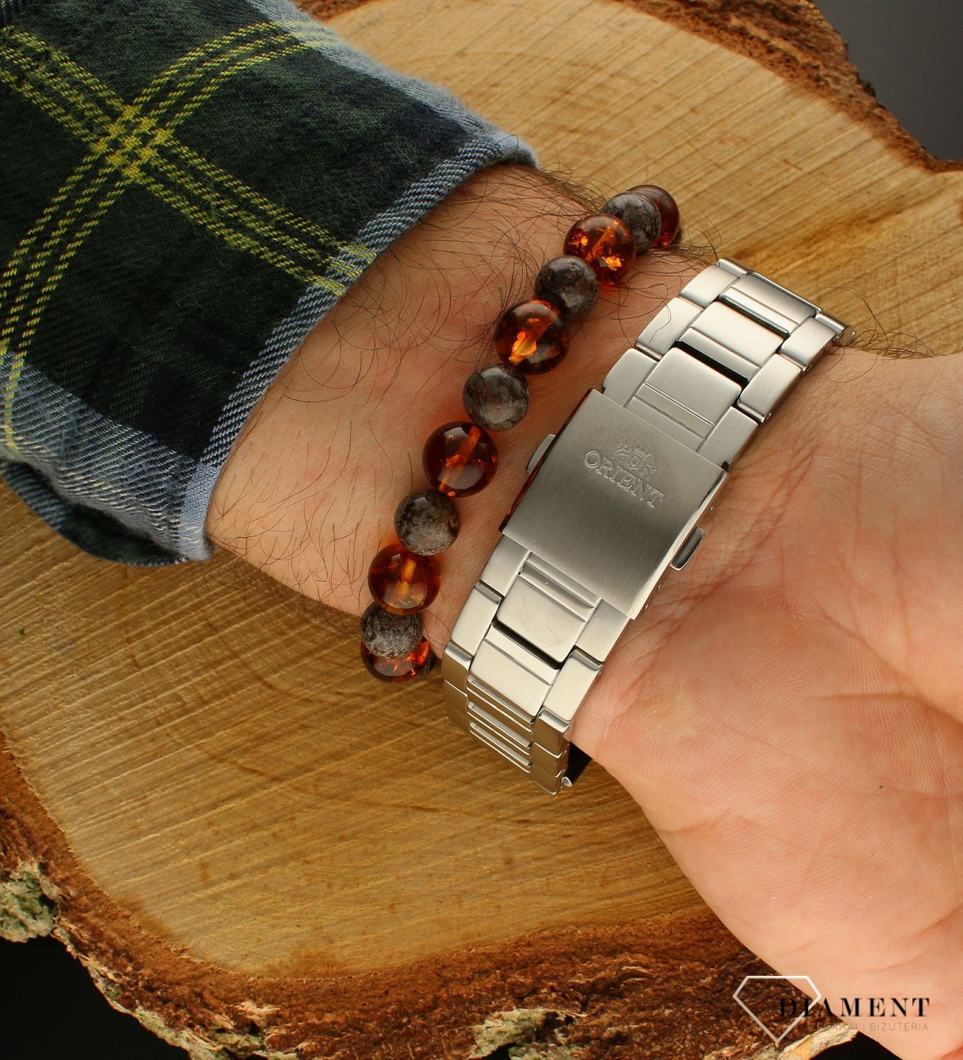 Męski zegarek automatyczny. Męski zegarek na bransolecie. Elegancki zegarek na bransolecie. Zegarek automatyczny męski. Męski zegarek automatic na prezent..jpg