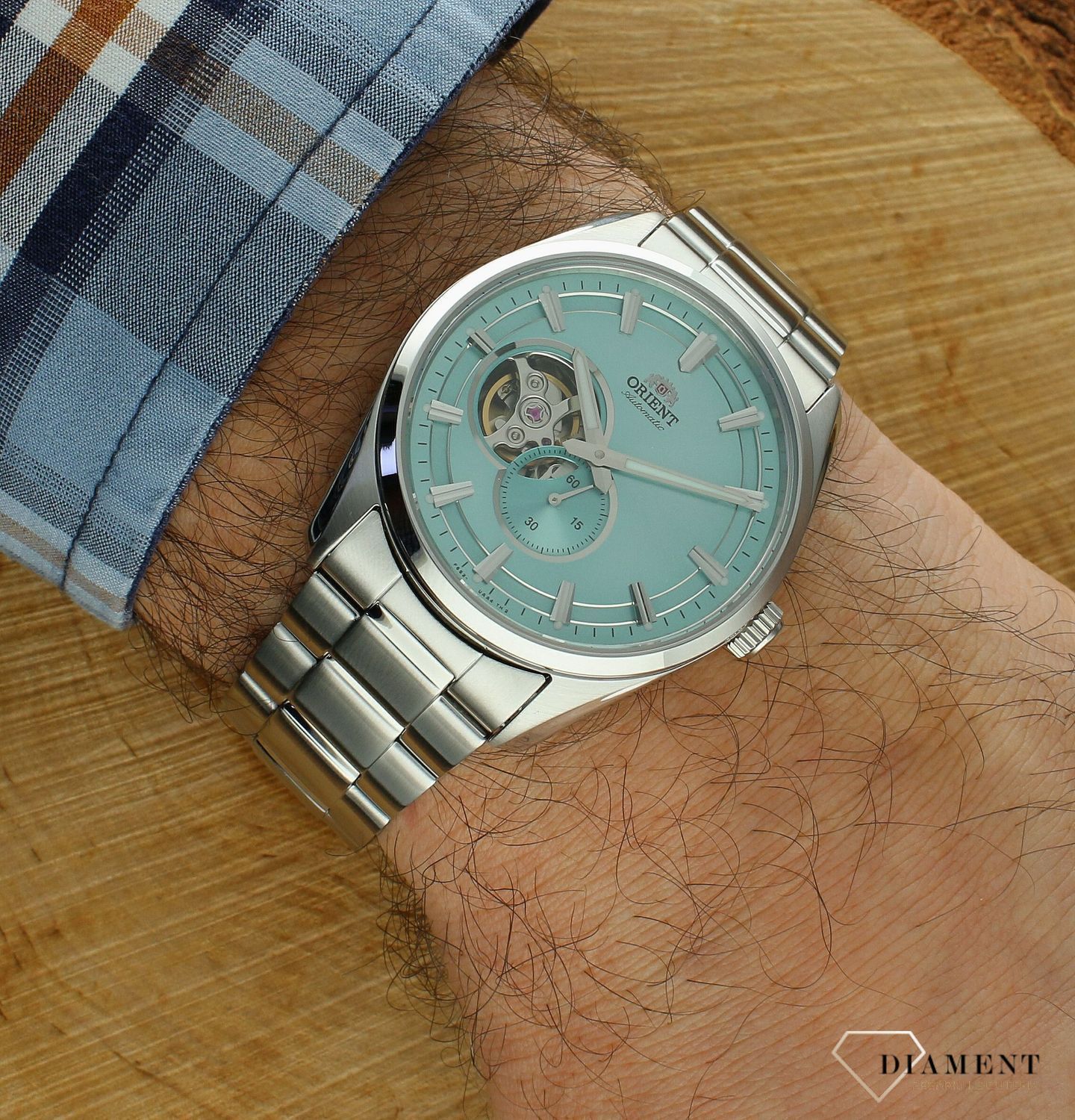 Zegarek męski Orient RA-AR0009L30B Semi Skeleton Automat – Tiffany Blue, szafir + grawer GRATIS (4).jpg