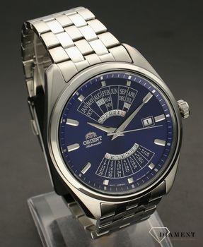 Zegarek męski Orient na  bransolecie z niebieską tarczą RA-BA0003L10B. 🎁Zegarek Orient Patelnia🎁 Zegarki Orient✓ Zegarki męskie✓ Wymarzony prezent ✓ Grawer 0zł✓Zwrot 30 dni✓ Negocjacje🤛 (3).jpg