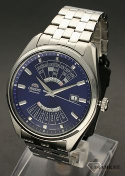 Zegarek męski Orient na  bransolecie z niebieską tarczą RA-BA0003L10B. 🎁Zegarek Orient Patelnia🎁 Zegarki Orient✓ Zegarki męskie✓ Wymarzony prezent ✓ Grawer 0zł✓Zwrot 30 dni✓ Negocjacje🤛 (4).jpg