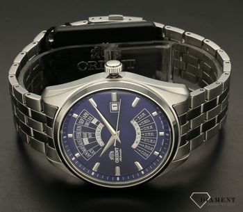 Zegarek męski Orient na  bransolecie z niebieską tarczą RA-BA0003L10B. 🎁Zegarek Orient Patelnia🎁 Zegarki Orient✓ Zegarki męskie✓ Wymarzony prezent ✓ Grawer 0zł✓Zwrot 30 dni✓ Negocjacje🤛 (5).jpg